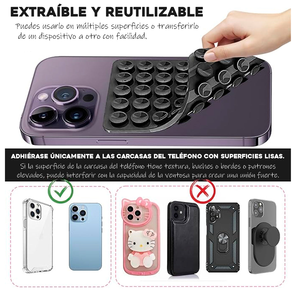 Soporte para Celular con Doble Ventosa