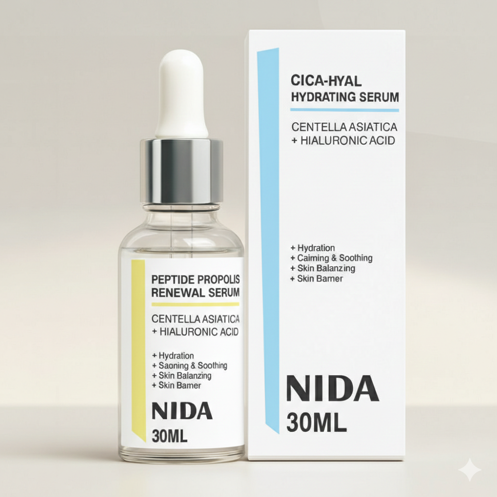 Kit NIDA Serums Peptide 30ML + CICA 30ML