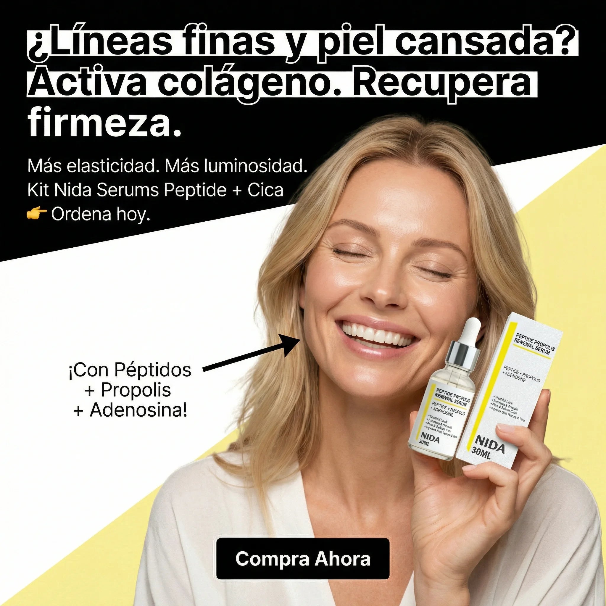 Kit NIDA Serums Peptide 30ML + CICA 30ML