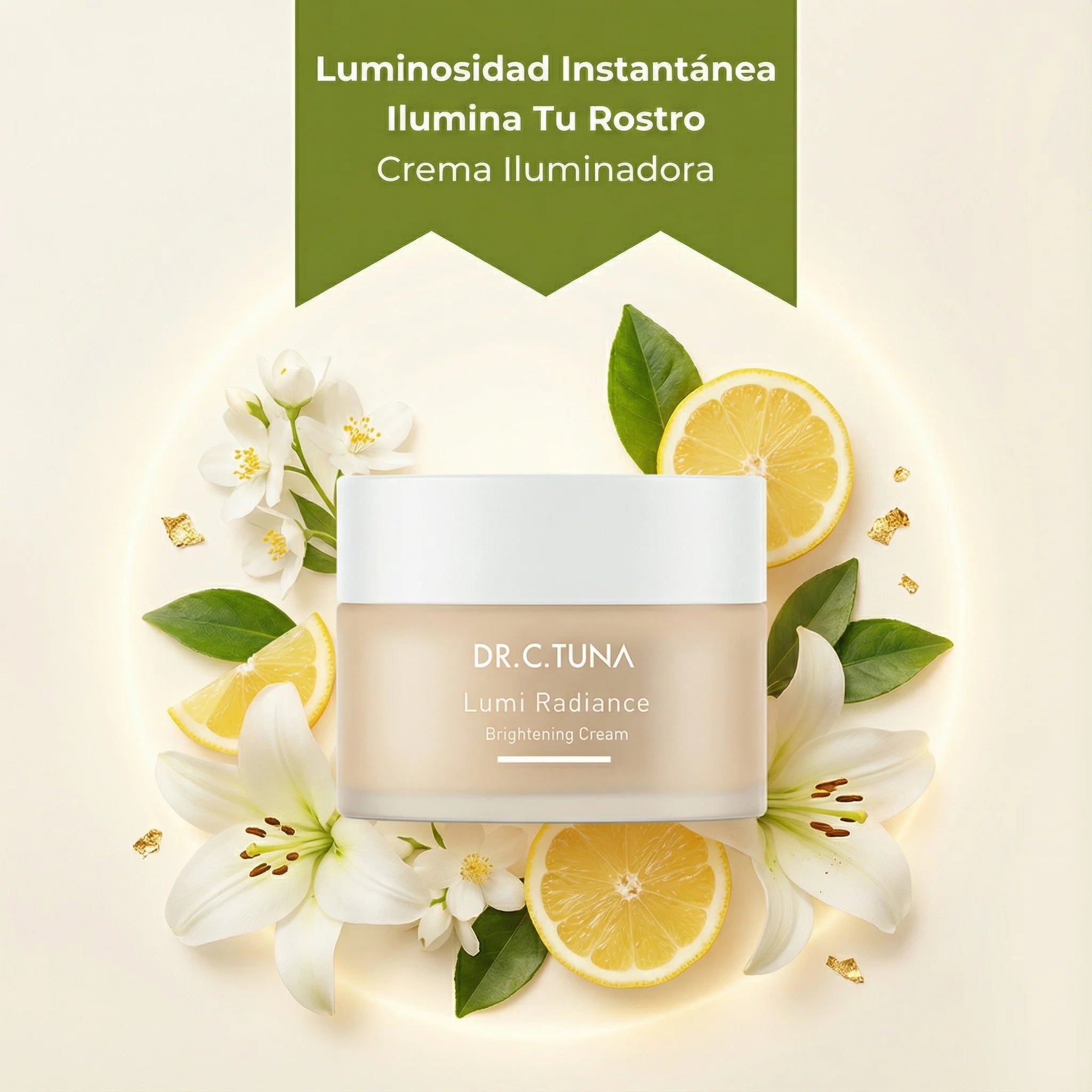 Crema Facial Iluminadora con Protección UV FPS 22 – Hidratación, Luminosidad y Protección Diaria