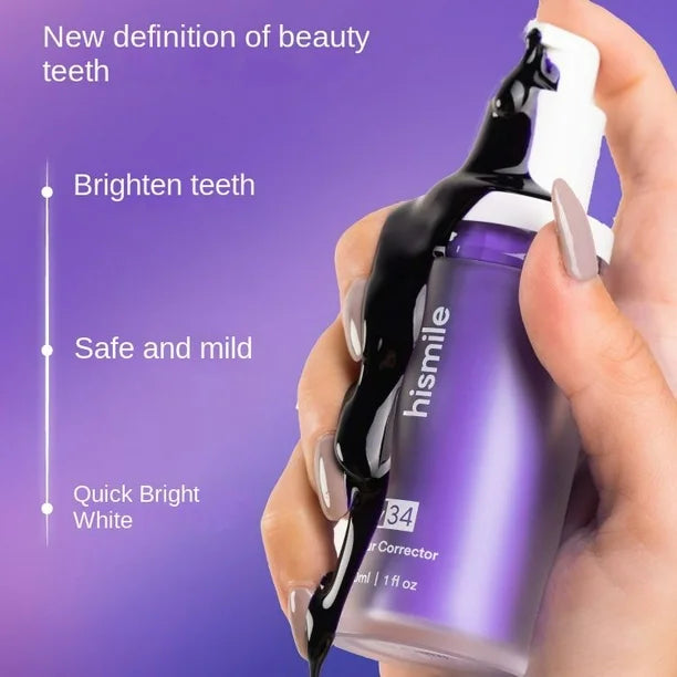 Pasta Dental Blanqueadora Hi-Smile V34 + Cepillo Dental